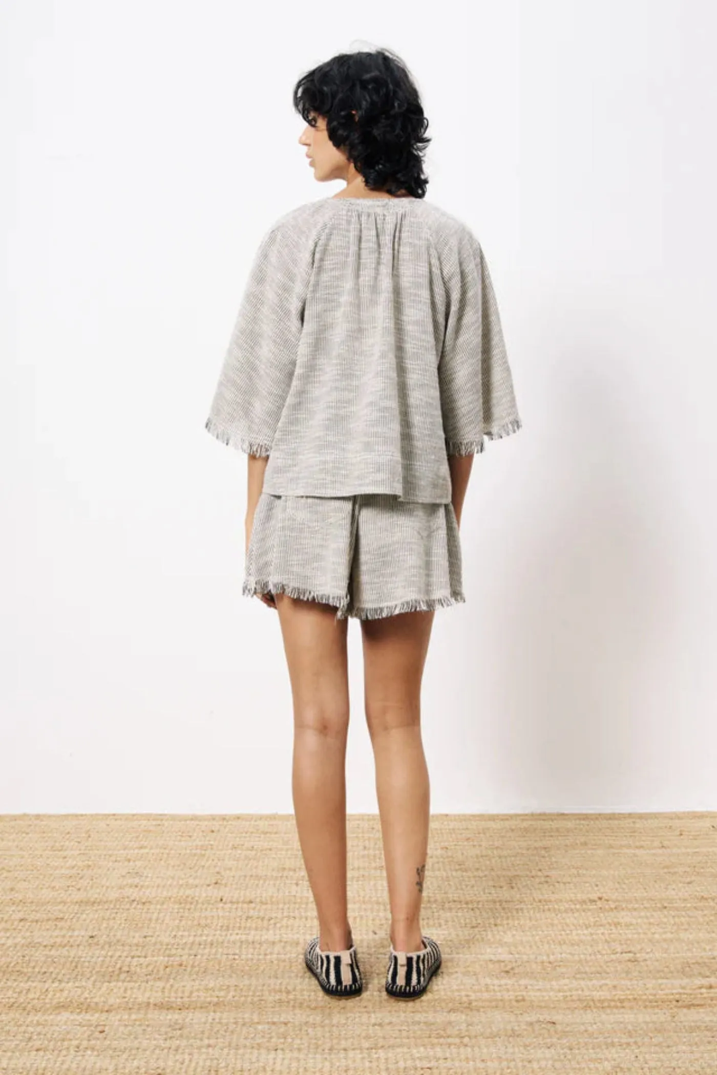 ALYSSA FRAYED SHORTS