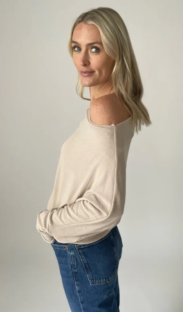 Anywhere Top- Taupe