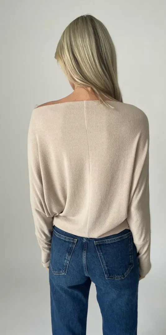 Anywhere Top- Taupe