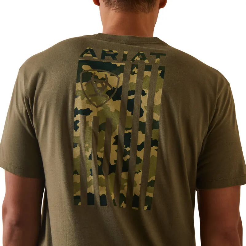 Ariat Tonal Camo Flag Tee