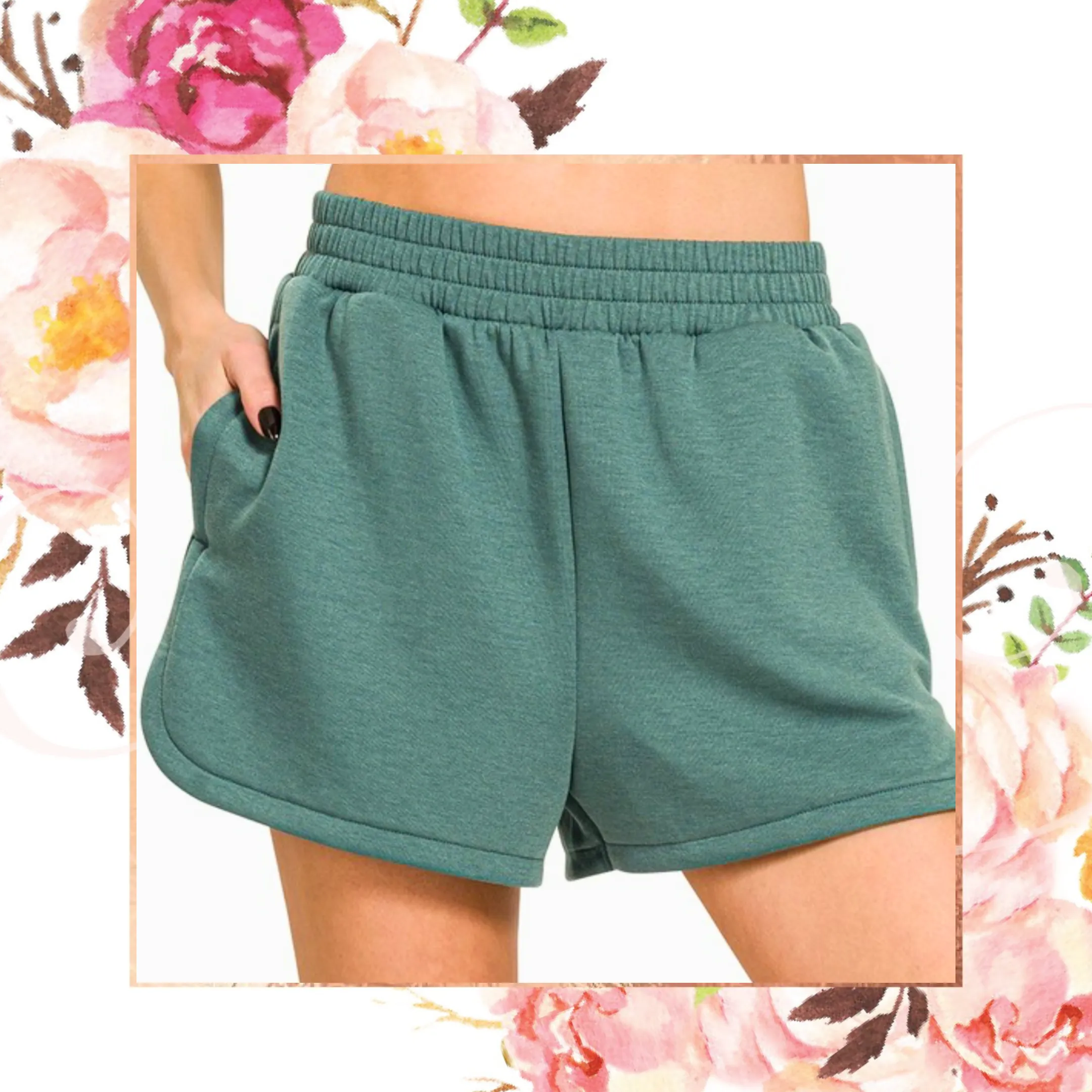 Ash Jade Scuba Shorts