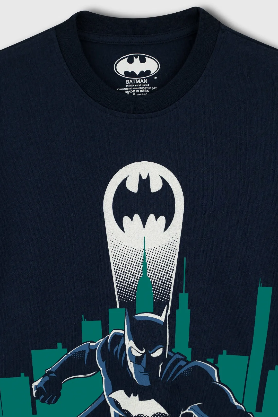 Batman Signal Glow In The Dark Shorts Set