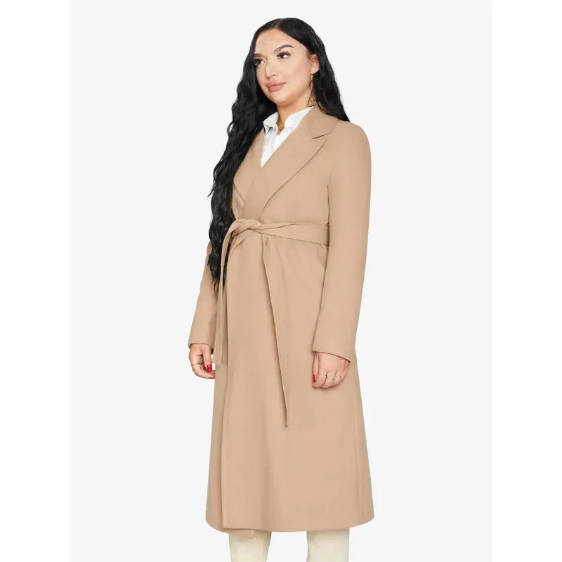Belted Longline Duster Coat