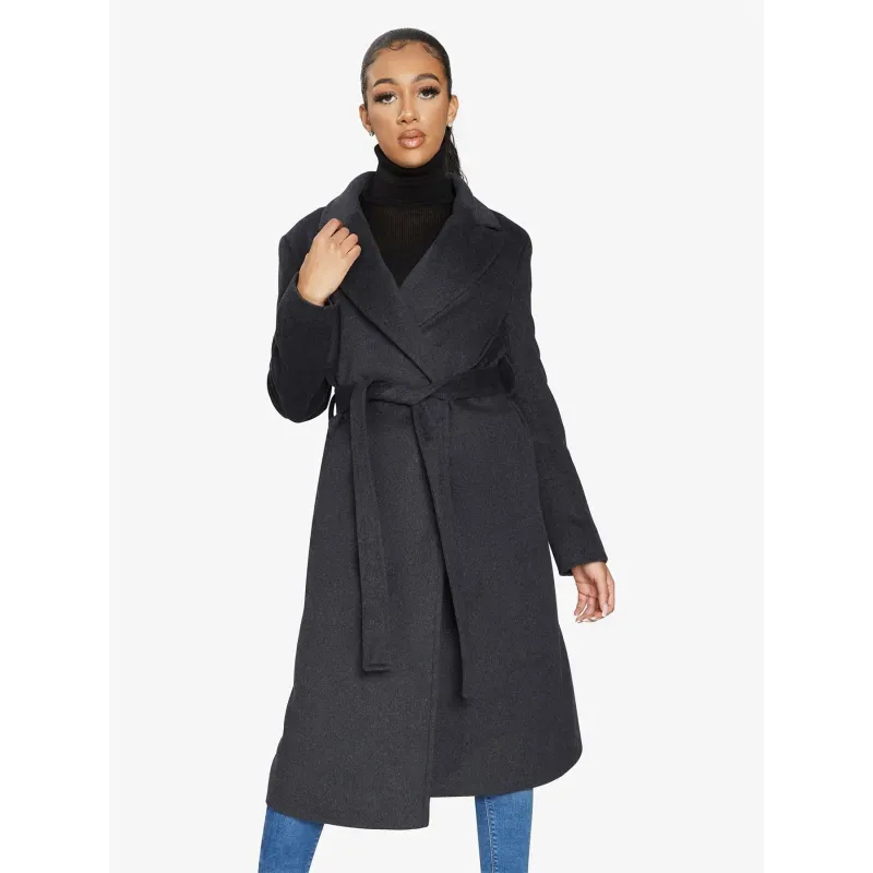 Belted Longline Duster Coat