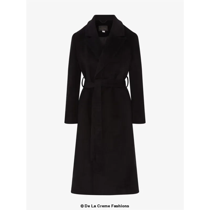 Belted Longline Duster Coat