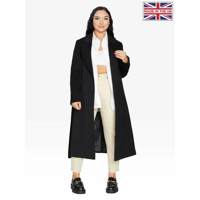 Belted Longline Duster Coat