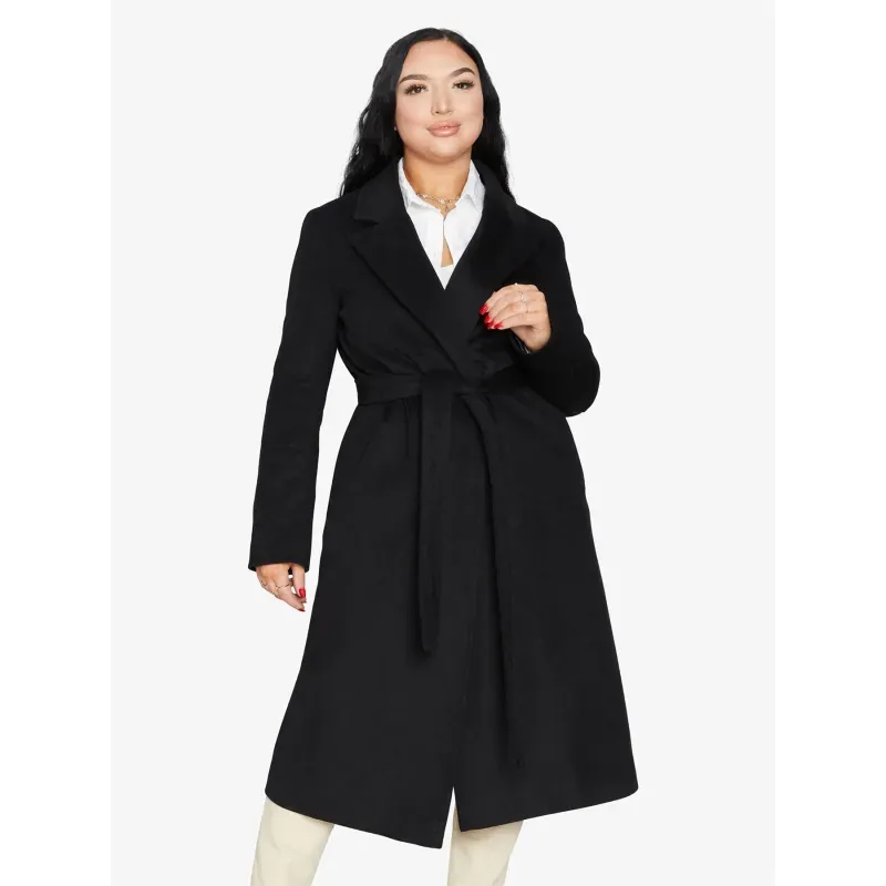 Belted Longline Duster Coat