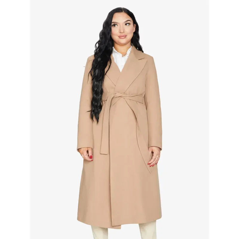 Belted Longline Duster Coat