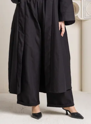 Black Jacquard Pant