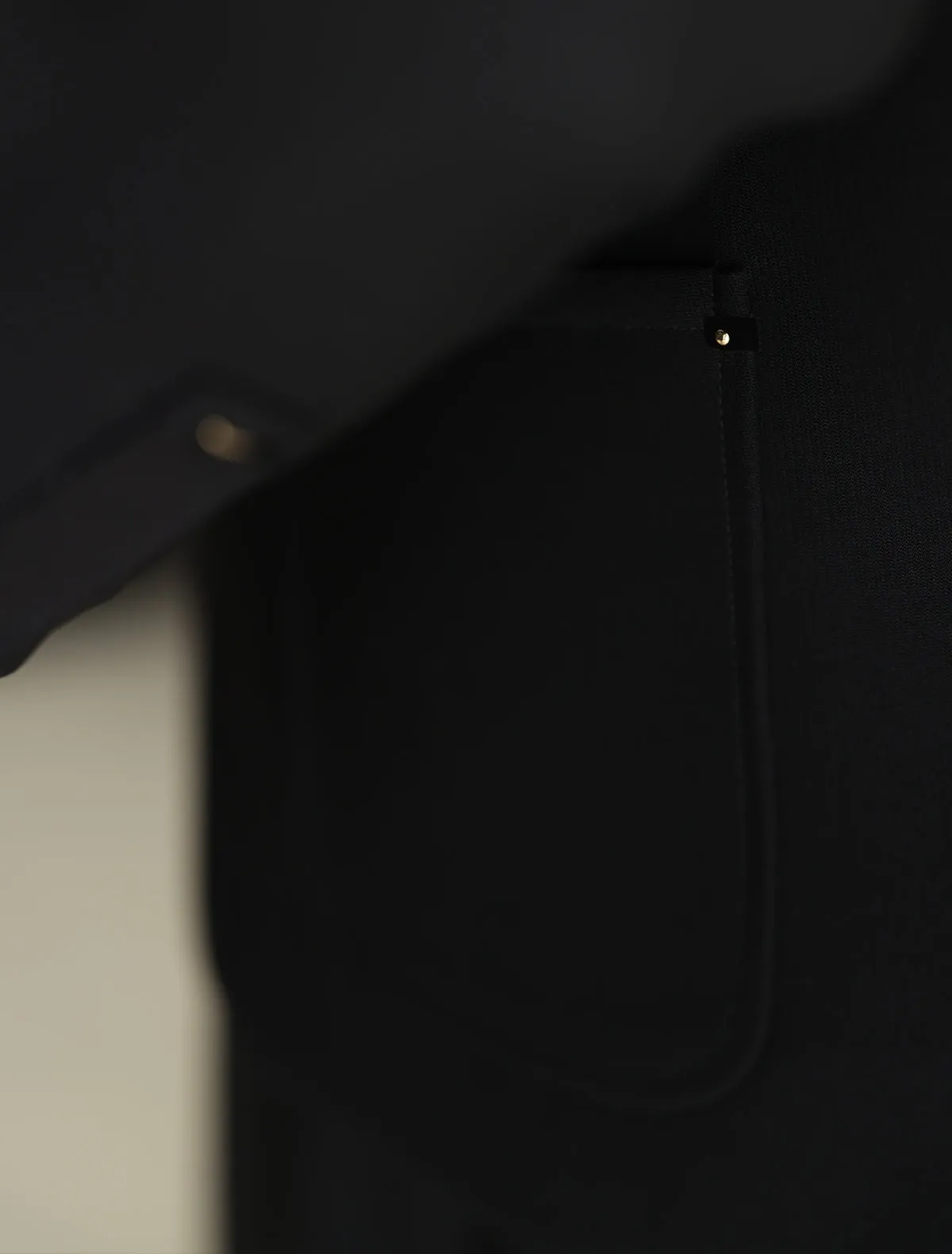 BLACK NAME BADGE WAISTCOAT