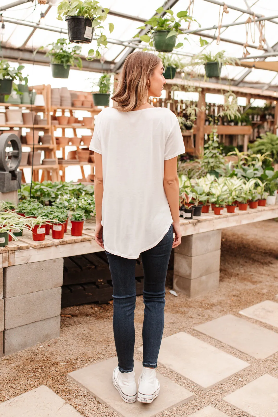 Breezy Air Tee In White - 4/14/2022