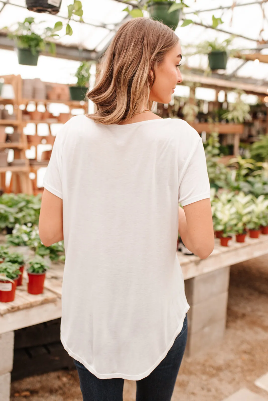Breezy Air Tee In White - 4/14/2022