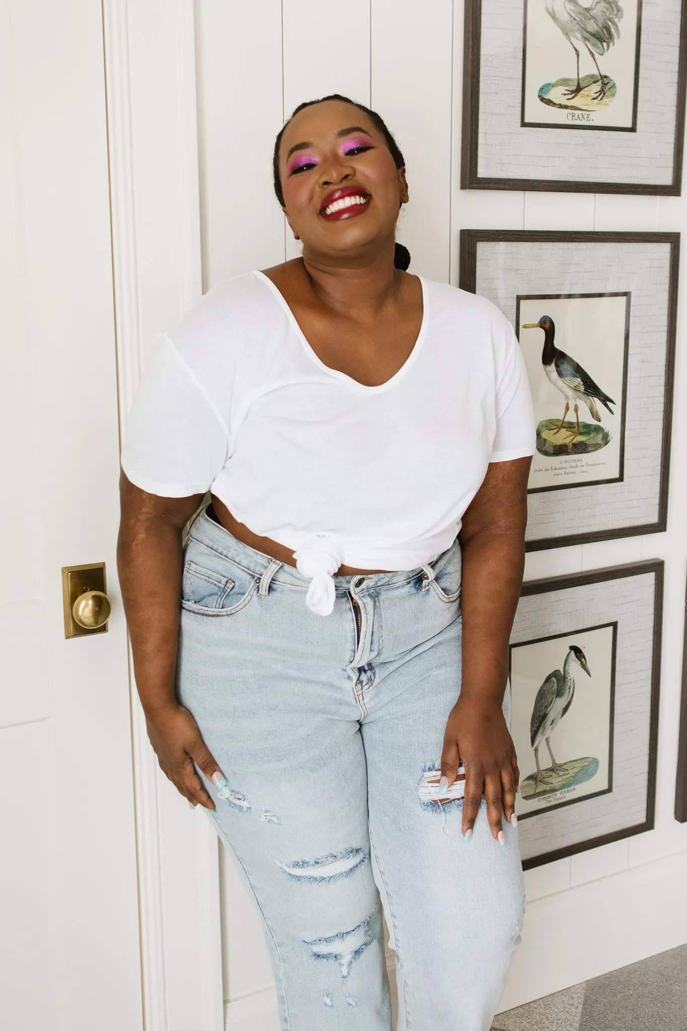 Breezy Air Tee In White - 4/14/2022