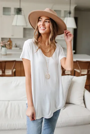 Breezy Air Tee In White - 4/14/2022