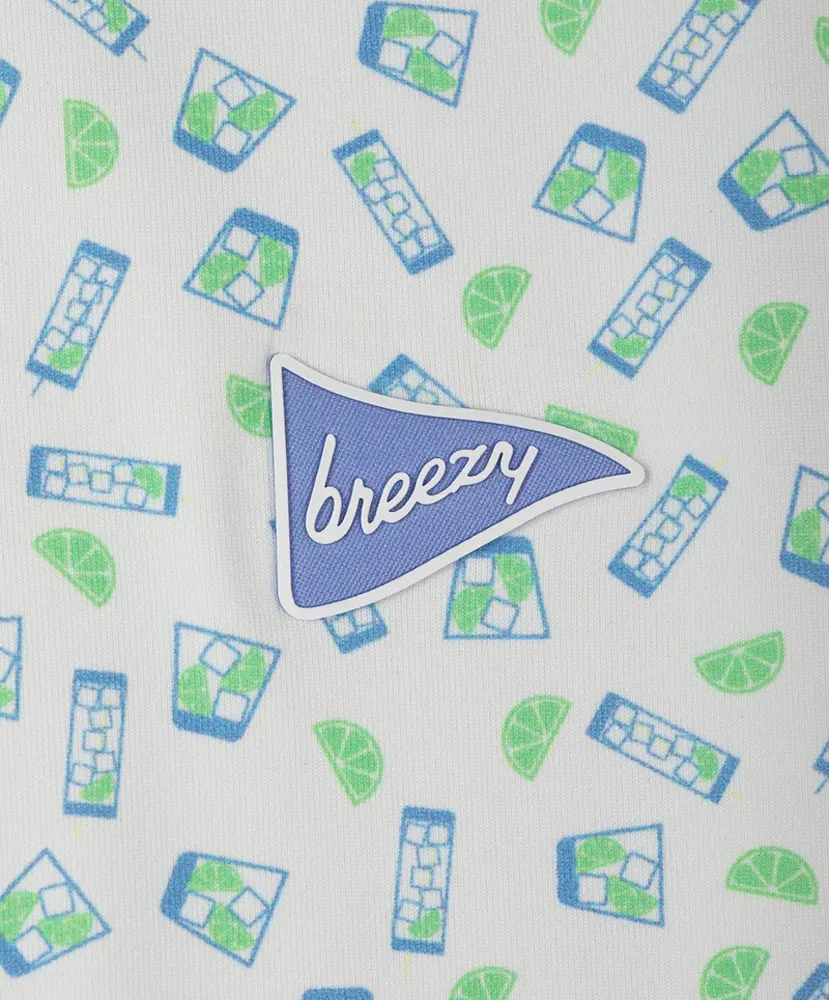 Breezy Performance Polo - Vodka Soda