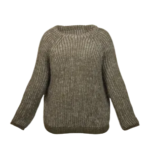 Brioche sweater (Women) - Moss