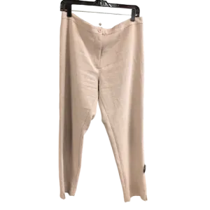 Brown Pants Linen carol , Size 6