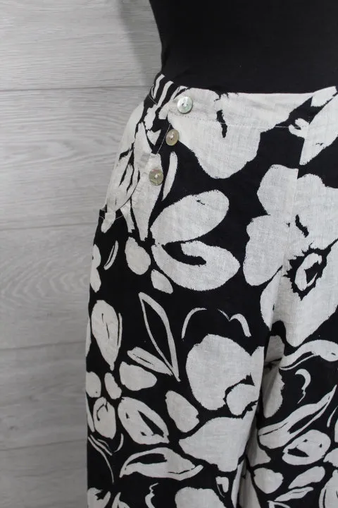 Bryn Walker Print Linen - Genie Pant ( Available In XXL)