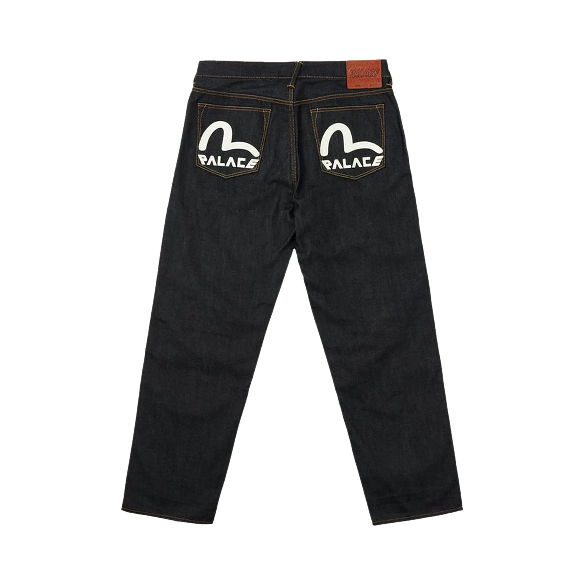 Classic jeans Palace x Evisu 2008 Seagull Denim, Indigo Raw