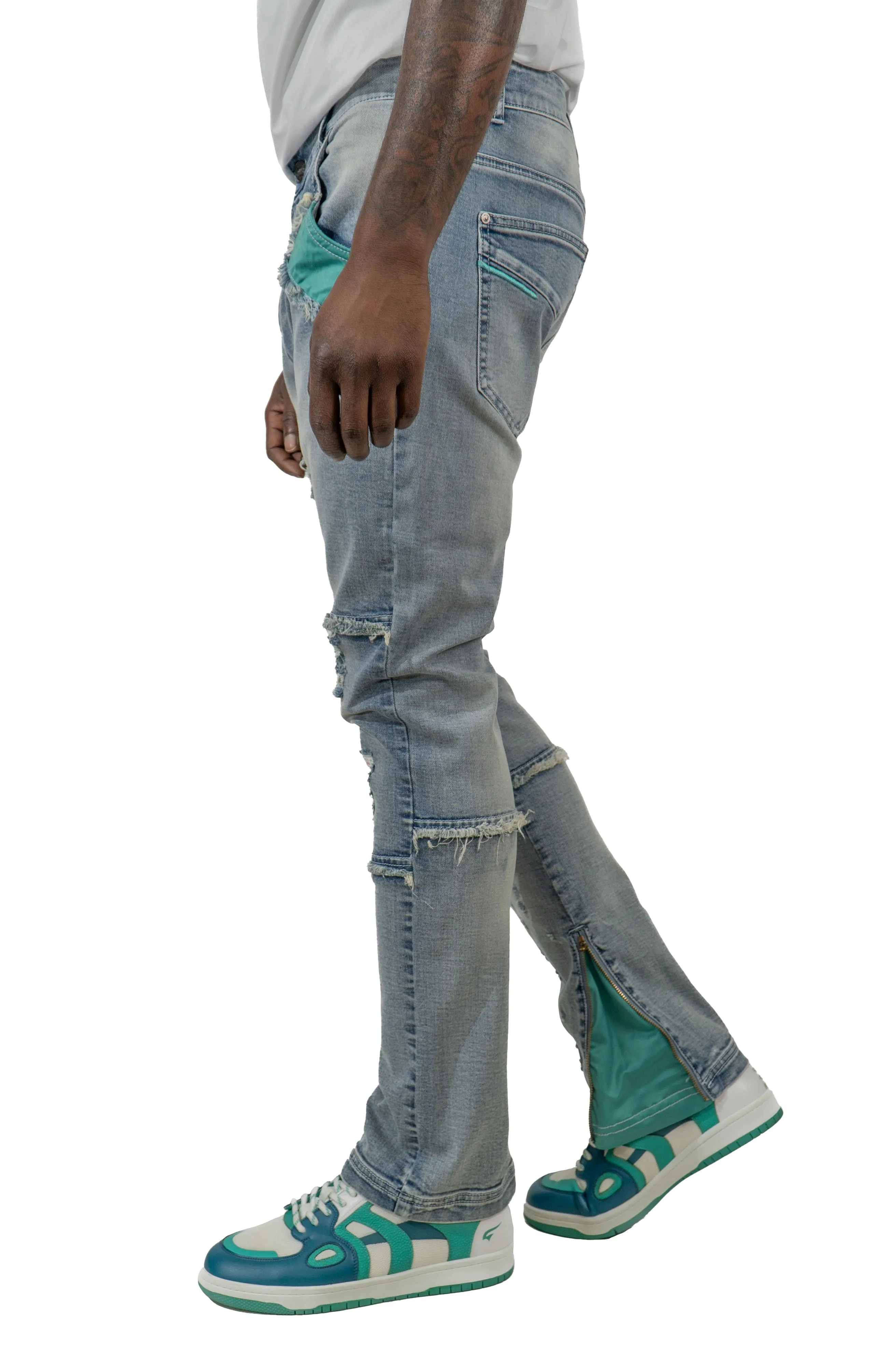 Classic Leaf Denim Jean