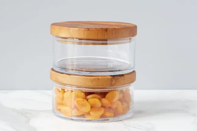 Classic Wood Top Cannister