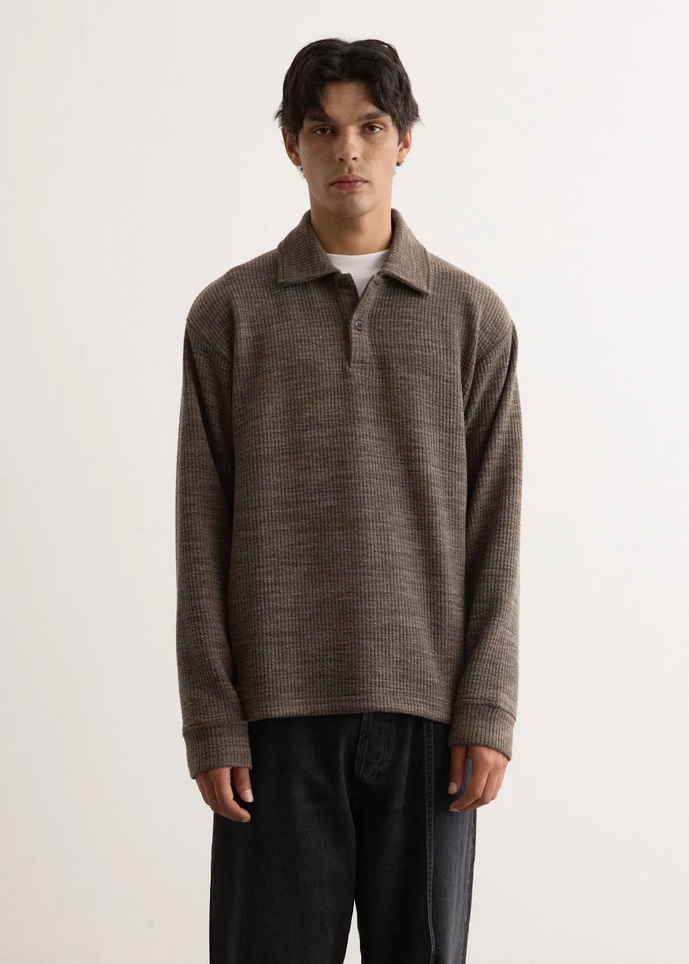 Deny Long Sleeve Polo