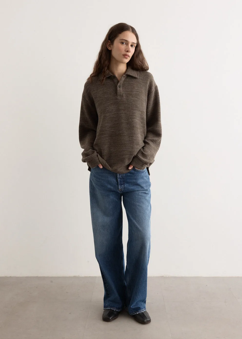 Deny Long Sleeve Polo