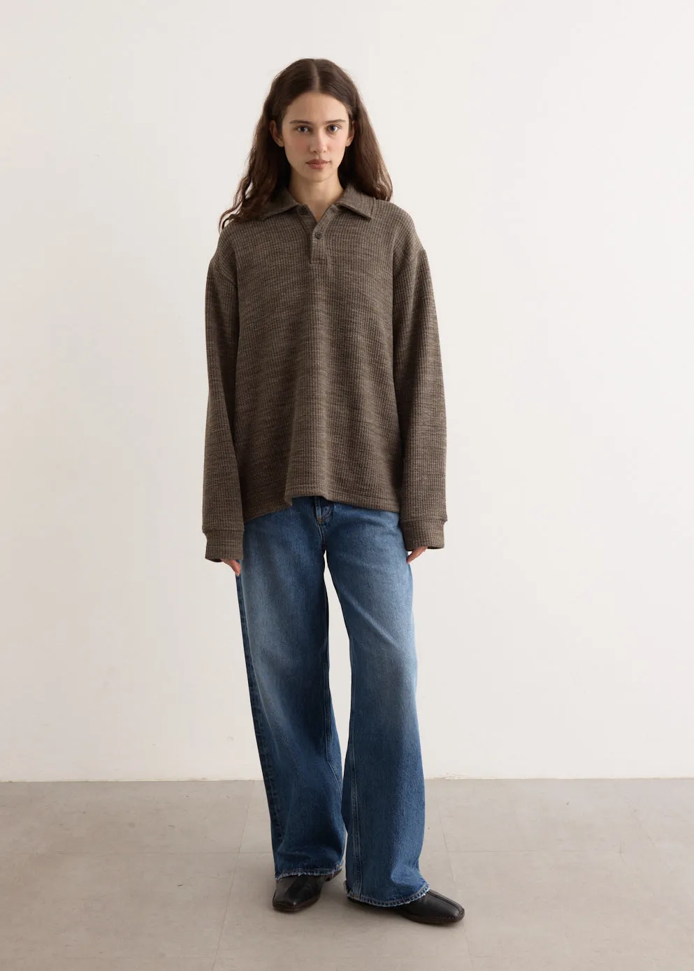 Deny Long Sleeve Polo
