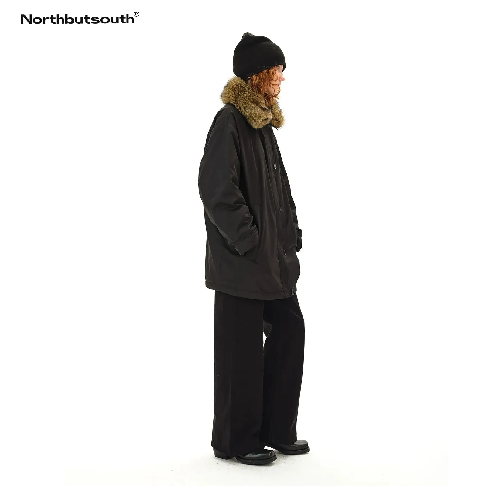 Detachable Fur Collar Down Parka