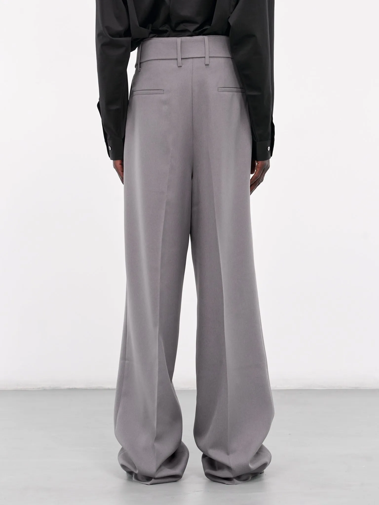 Double Pleated Trousers (007-15G-LIGHT-GREY)