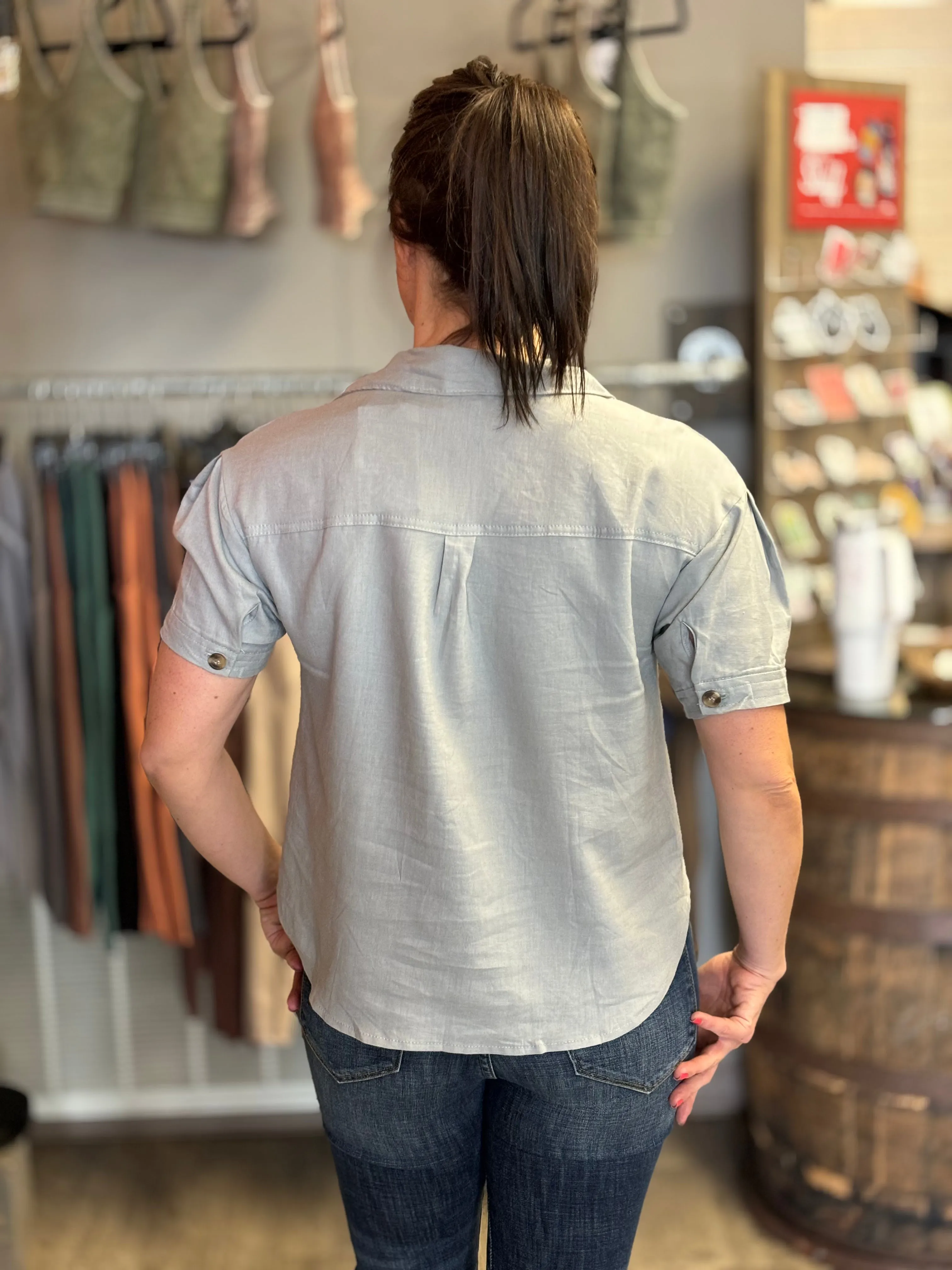 Easy Breezy Linen Top