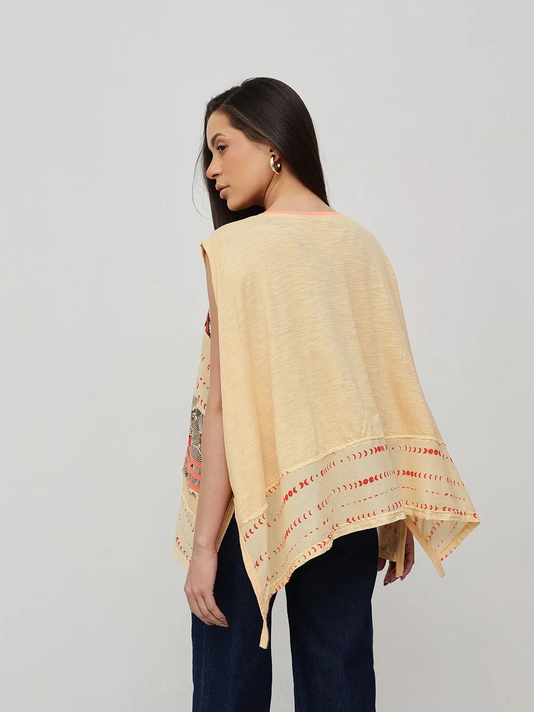 Embellished Top Cream