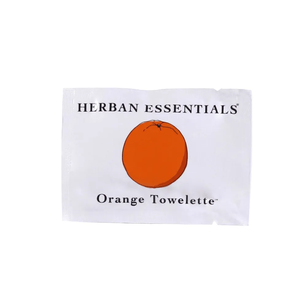 ESSENTIAL OIL TOWELETTES - ORANGE X20