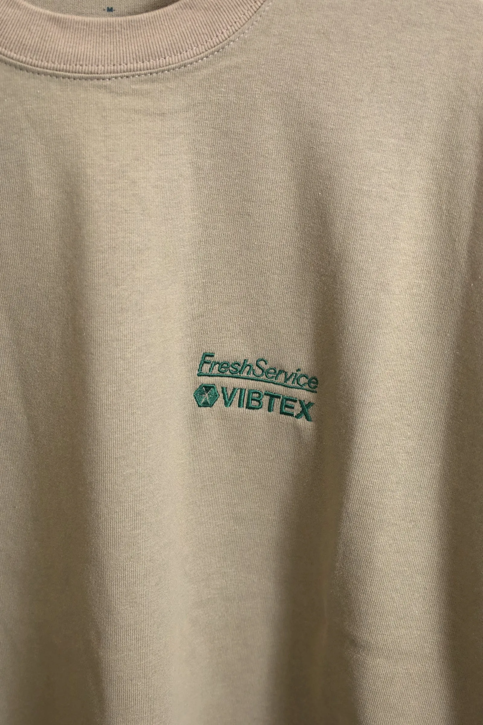 Fresh Service / VIBTEX for FreshService S/S CREW NECK TEE-Beige