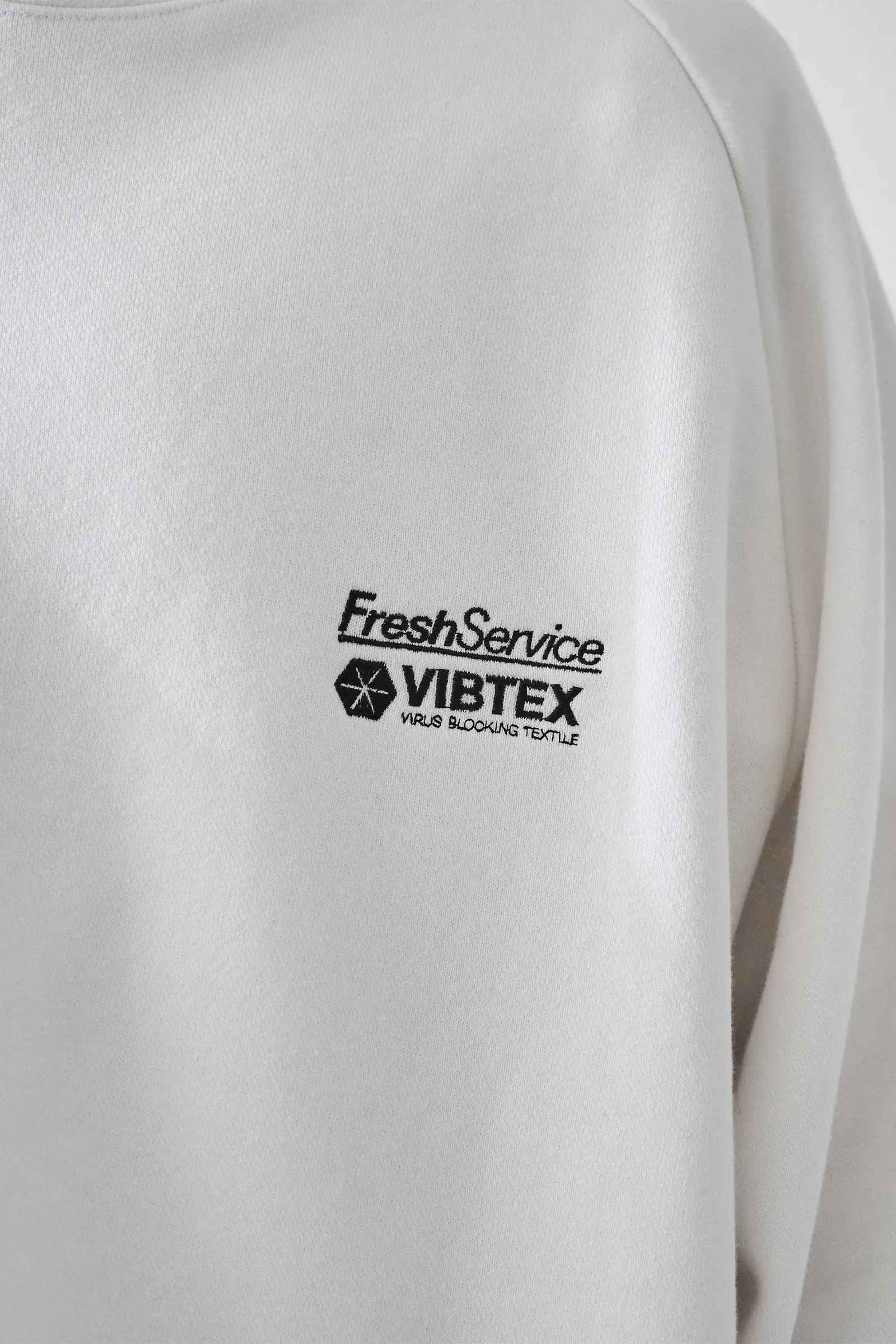 Fresh Service / VIBTEX for FreshService SWEAT CREW NECK PULLOVER - White