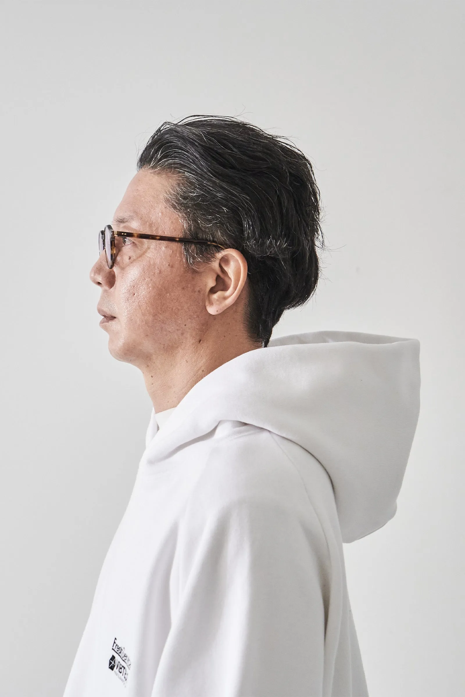 Fresh Service / VIBTEX for FreshService SWEAT PULL HOODIE - White