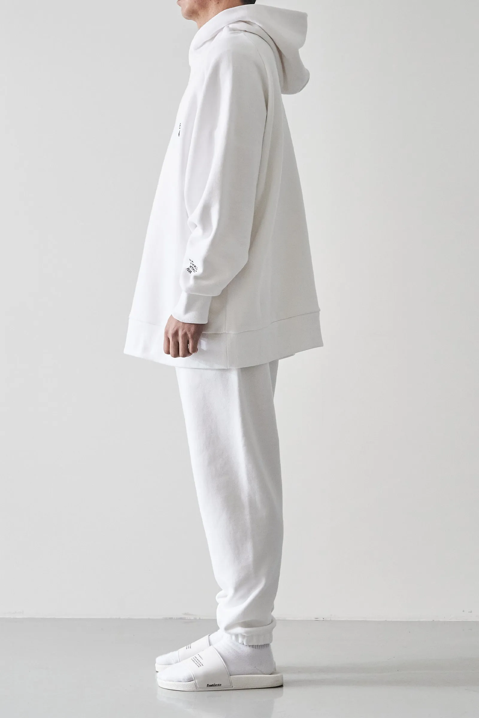 Fresh Service / VIBTEX for FreshService SWEAT PULL HOODIE - White
