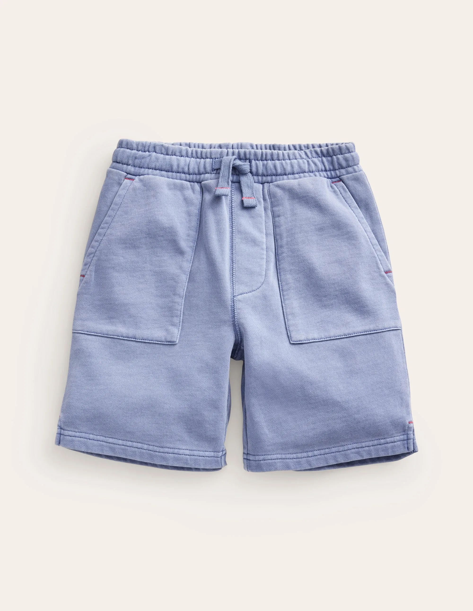 Garment Dye Shorts-Dusty Blue