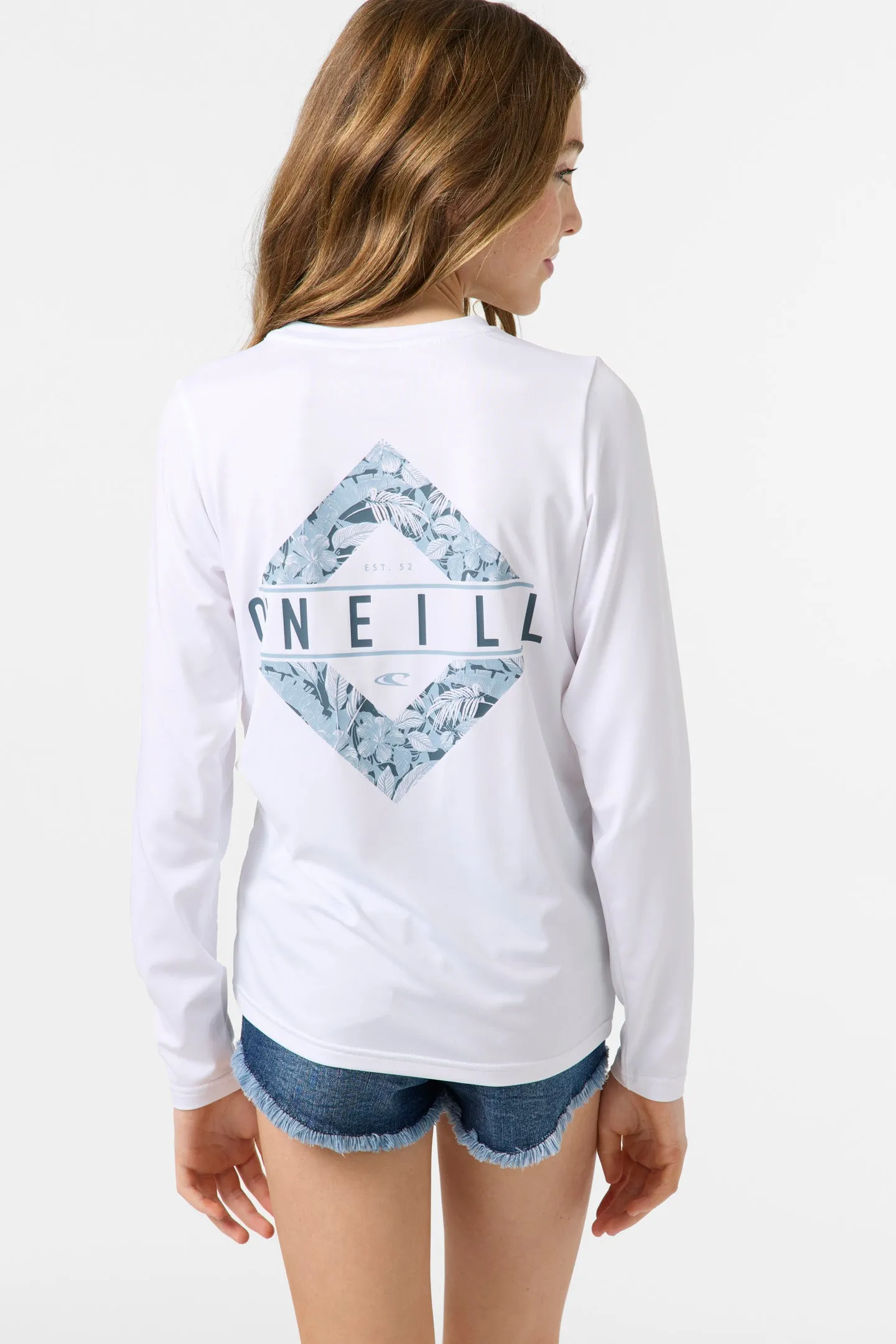 GIRL'S BREEZY UPF LONG SLEEVE TOP