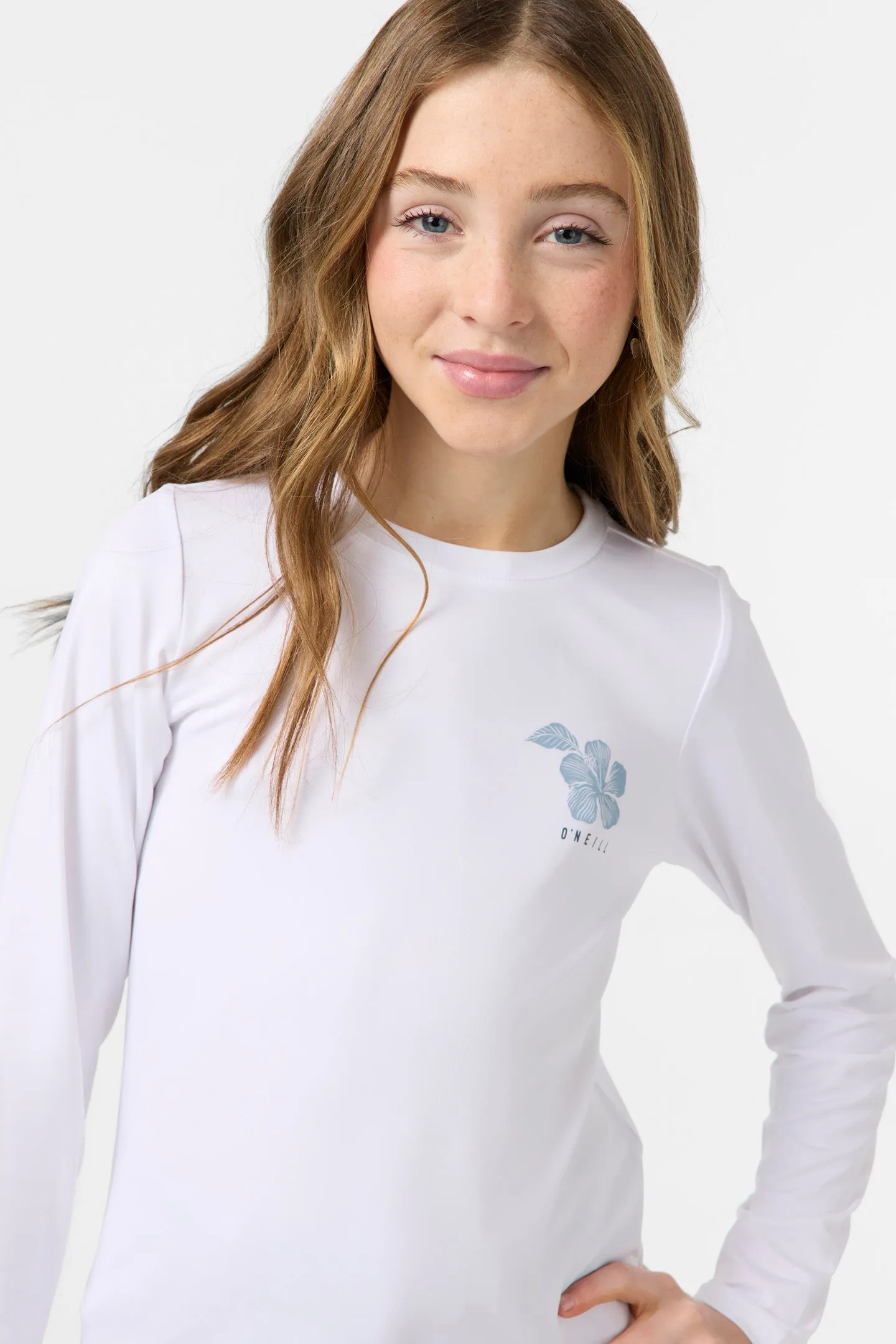 GIRL'S BREEZY UPF LONG SLEEVE TOP