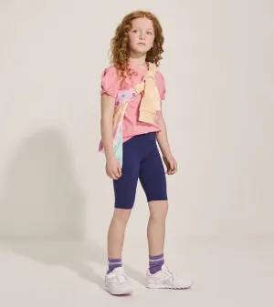 Hatley Girls Navy Bike Shorts - Navy