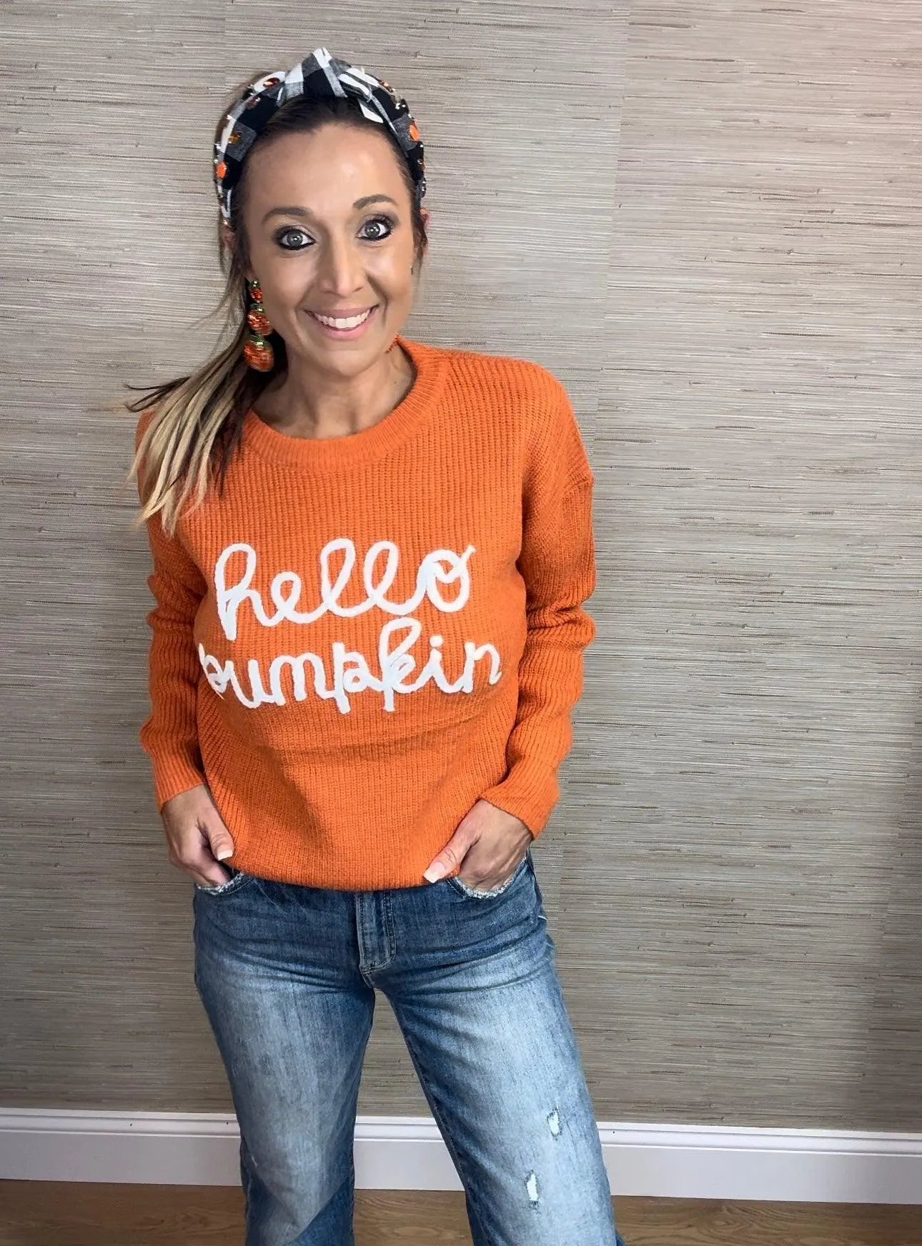 Hello Pumpkin Sweater