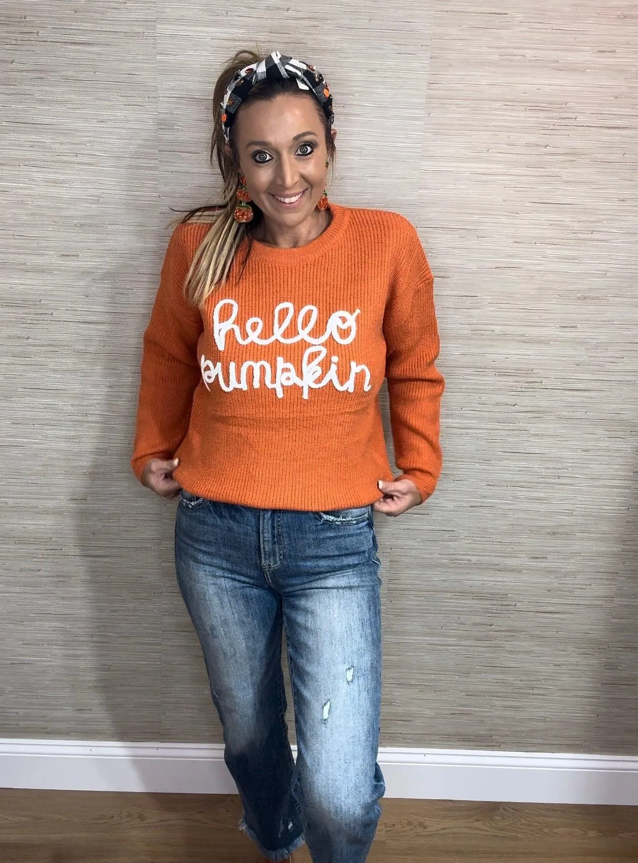 Hello Pumpkin Sweater