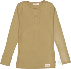 Henley Modal Baby Top | Dijon