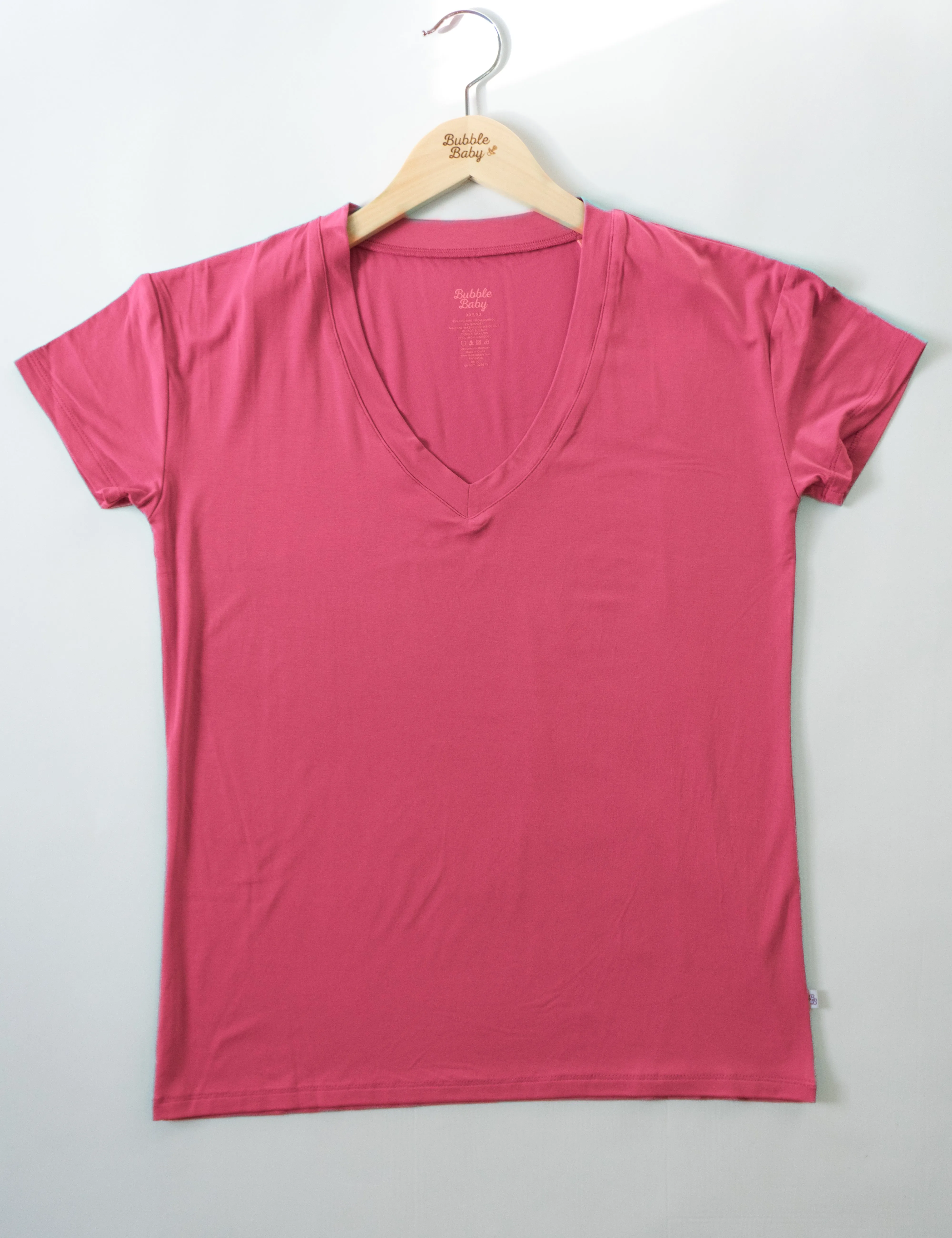 Hibiscus | Short Sleeve Adult V Neck