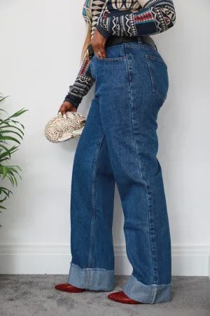 High Rise Wide Leg Jeans