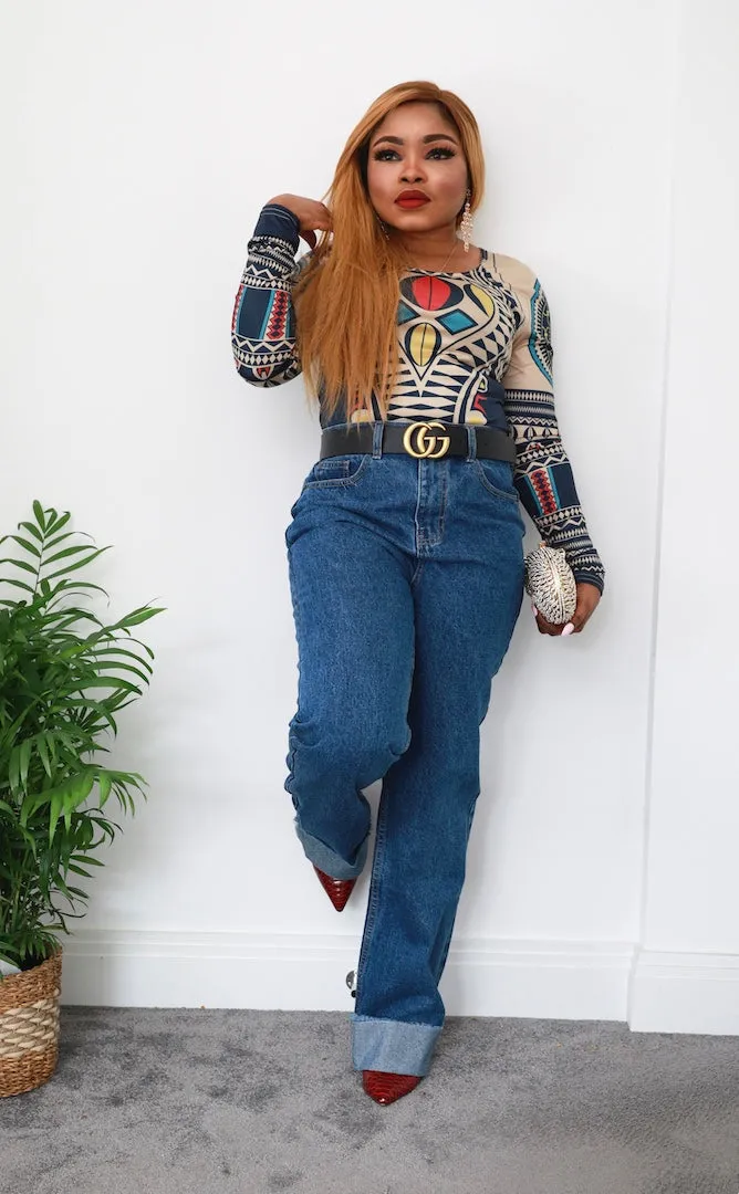 High Rise Wide Leg Jeans