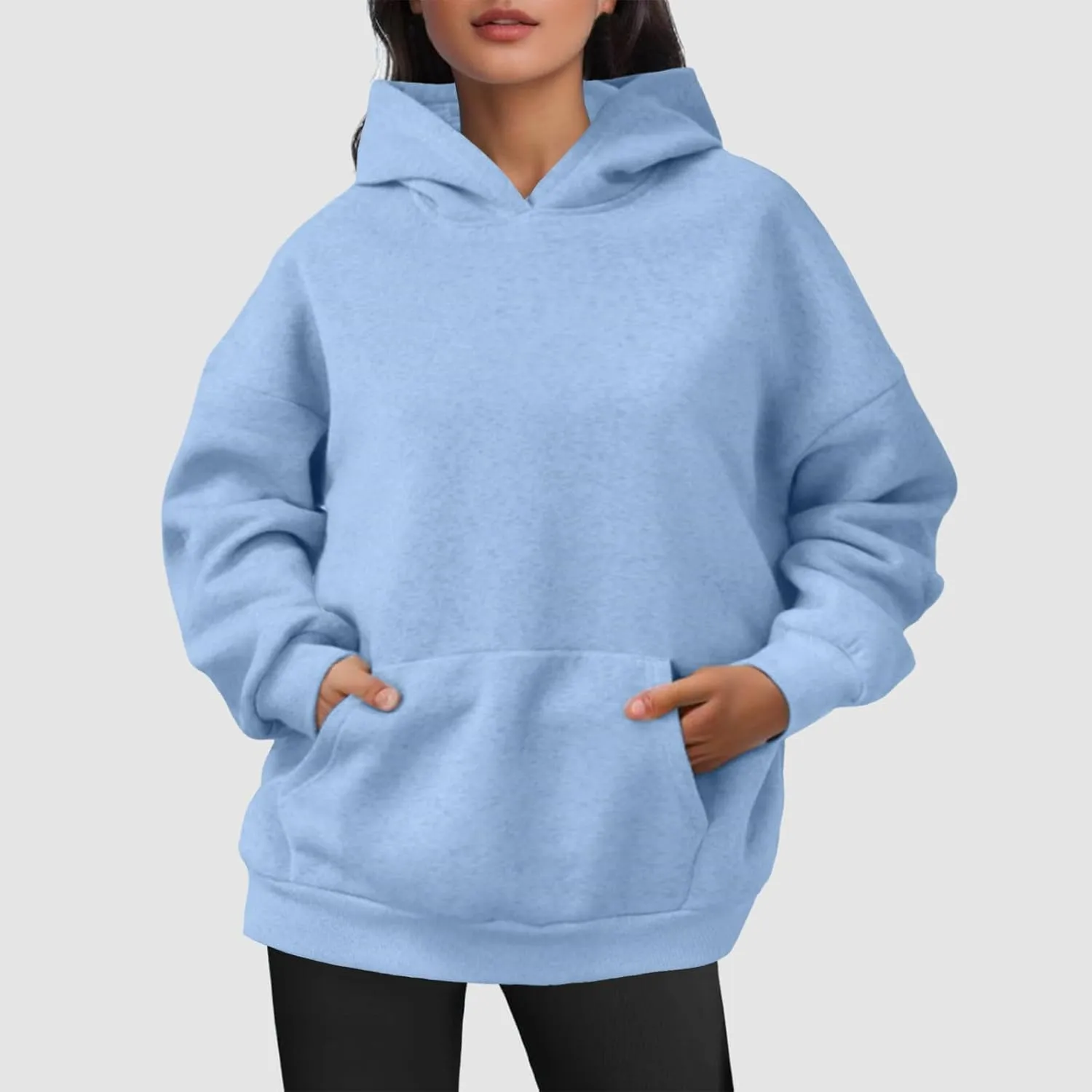 Hoodies for Teen Girls Oversized Hoodies Sweatshirts Long Sleeve Sweaters with Pocket 2024 Fall Pullover Clothes