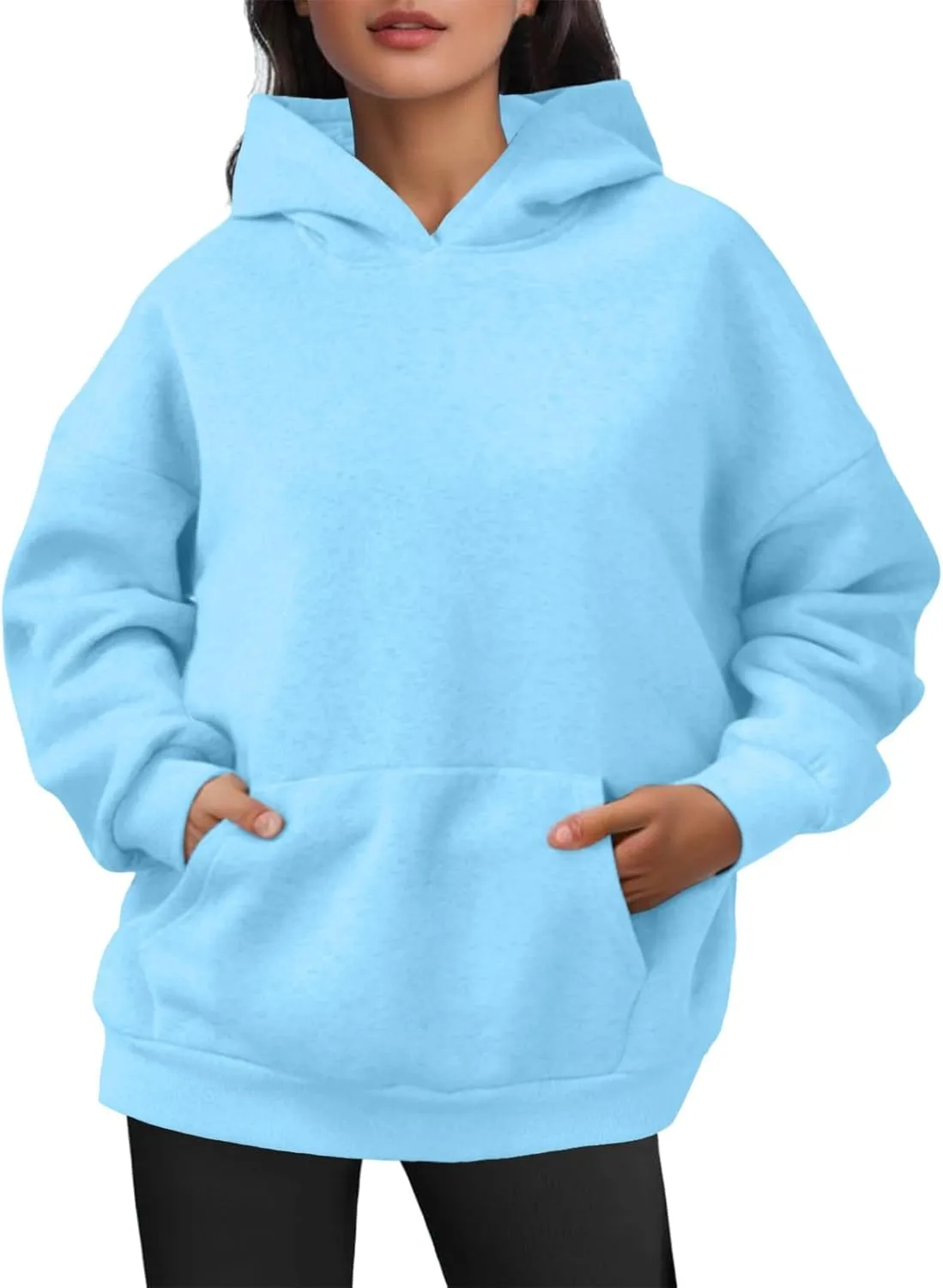 Hoodies for Teen Girls Oversized Hoodies Sweatshirts Long Sleeve Sweaters with Pocket 2024 Fall Pullover Clothes
