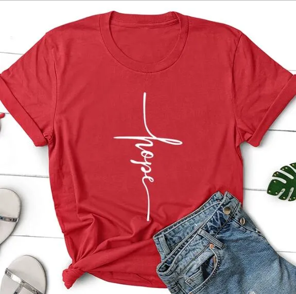 Hope Cross Christian Statement Shirt